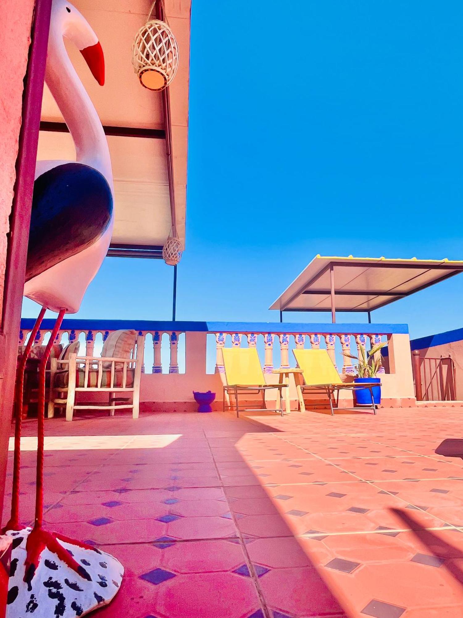 Apartment With Ac, Patio And Rooftop Appartement Climatise Avec Patio Et Toit Terrasse มาร์ราเกช ภายนอก รูปภาพ